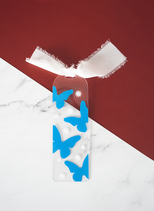 Blue Butterfly bookmark